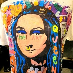 Punk Mona Lisa TShirt - made in Italy!